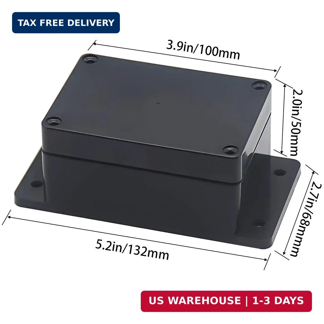 Zulkit Junction Box ABS Plastic Dustproof Waterproof IP65 Universal Electrical B