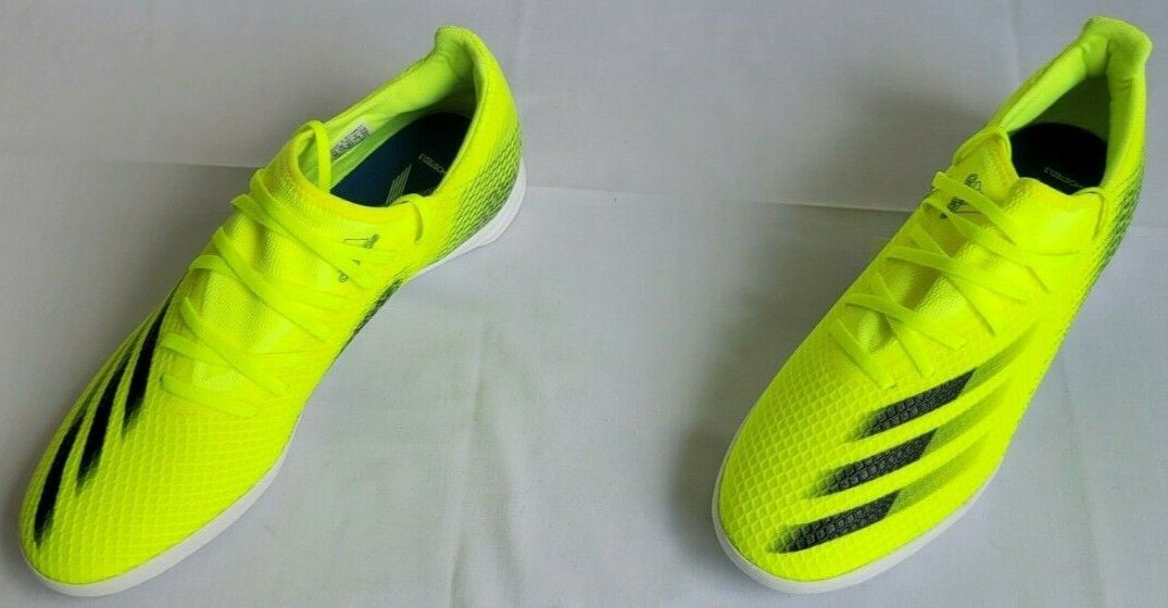 Mens Size 13 Yellow Black Adidas X Ghosted.3 Indoor Soccer Shoes FW6937
