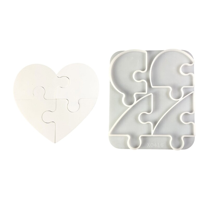 Creative Heart Shaped Silicone Mold For DIY Homes Decorative Cup Mat