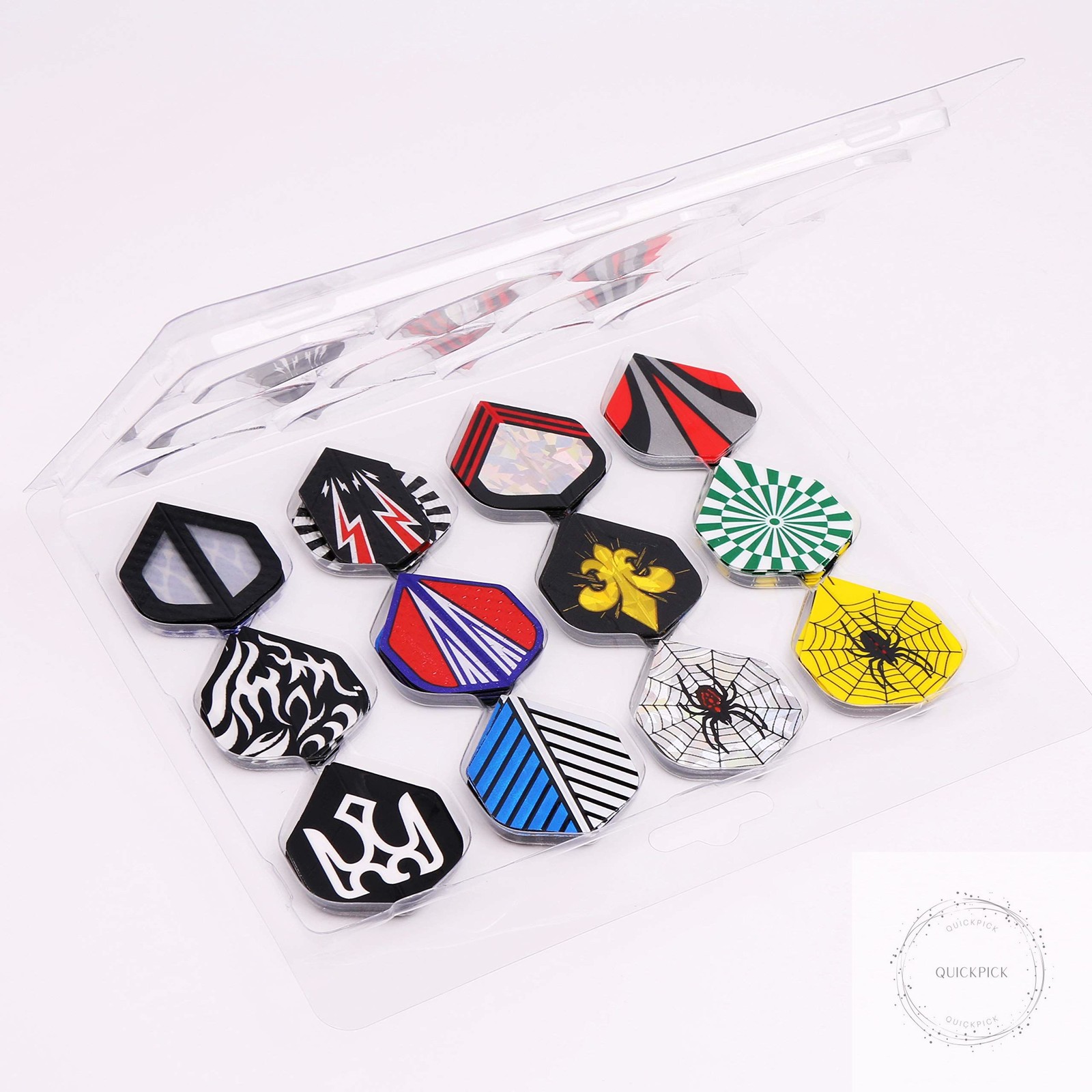 Dart Flights,144 pcs Standard Shape Professional Flight Feather Replacement Tail