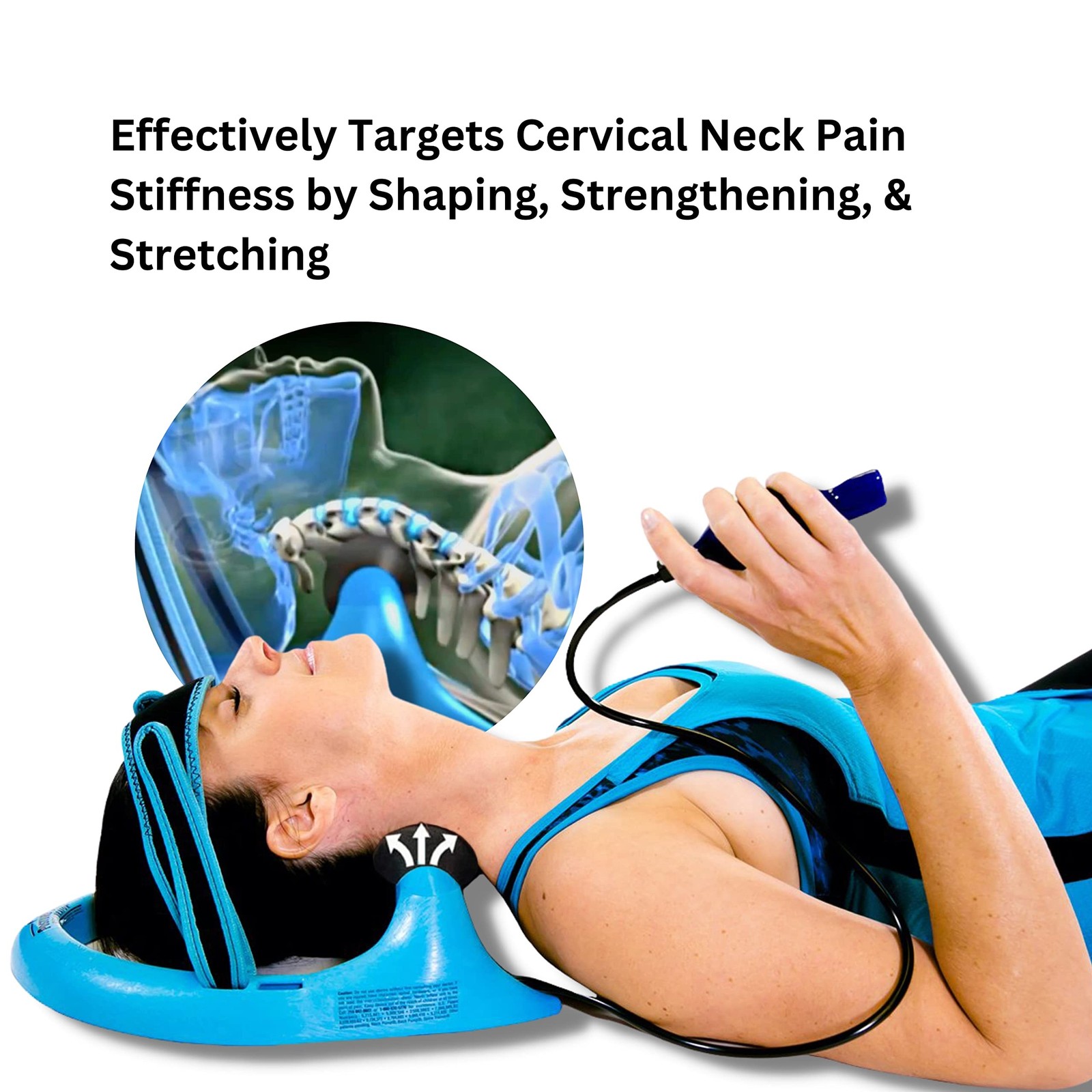 Posture Pump® Neck Exercising Cervical Spine Hydrator Pump Cervical Tractio