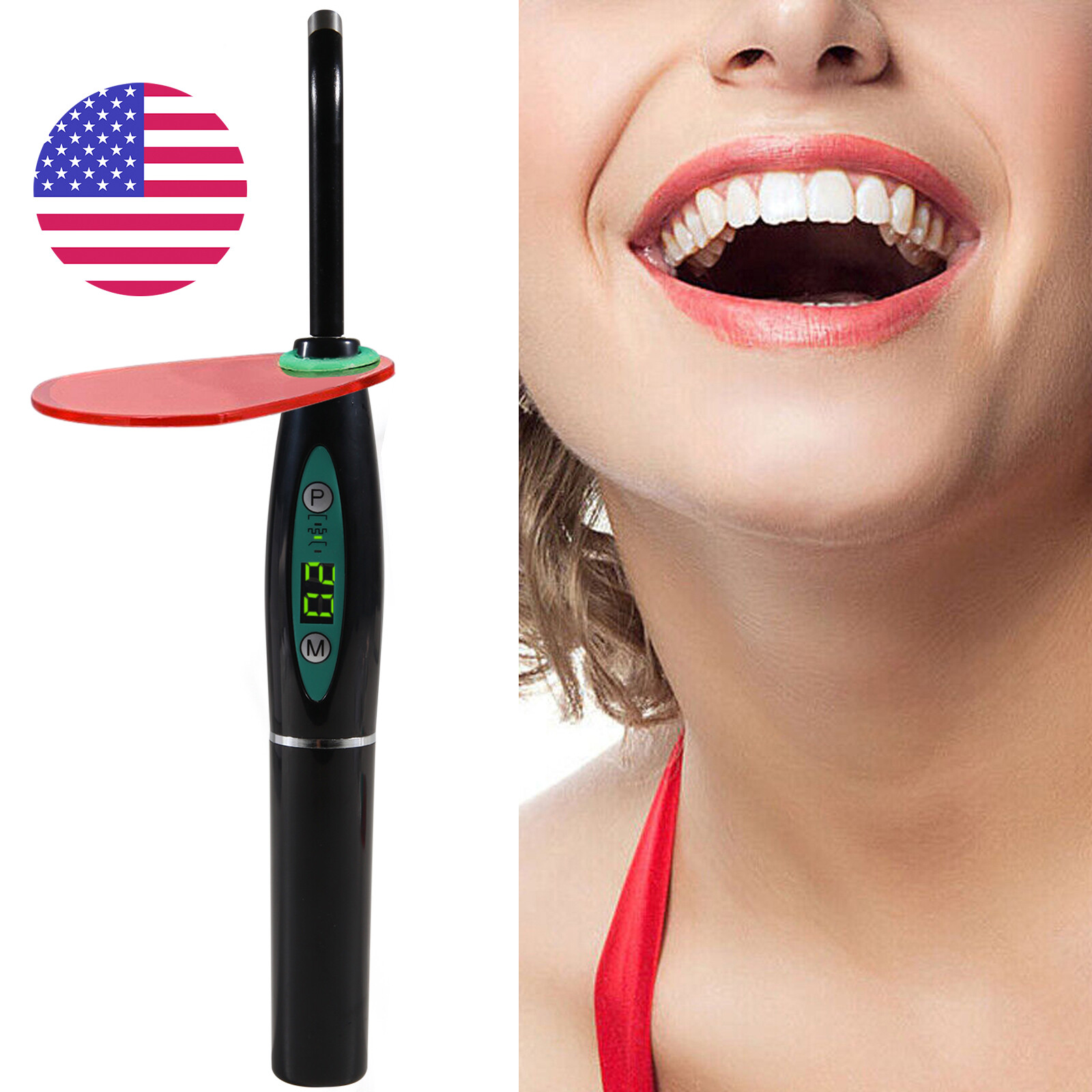 Wireless Cordless Dental Curing Light Lamp Teeth Whitening Woodpecker Style