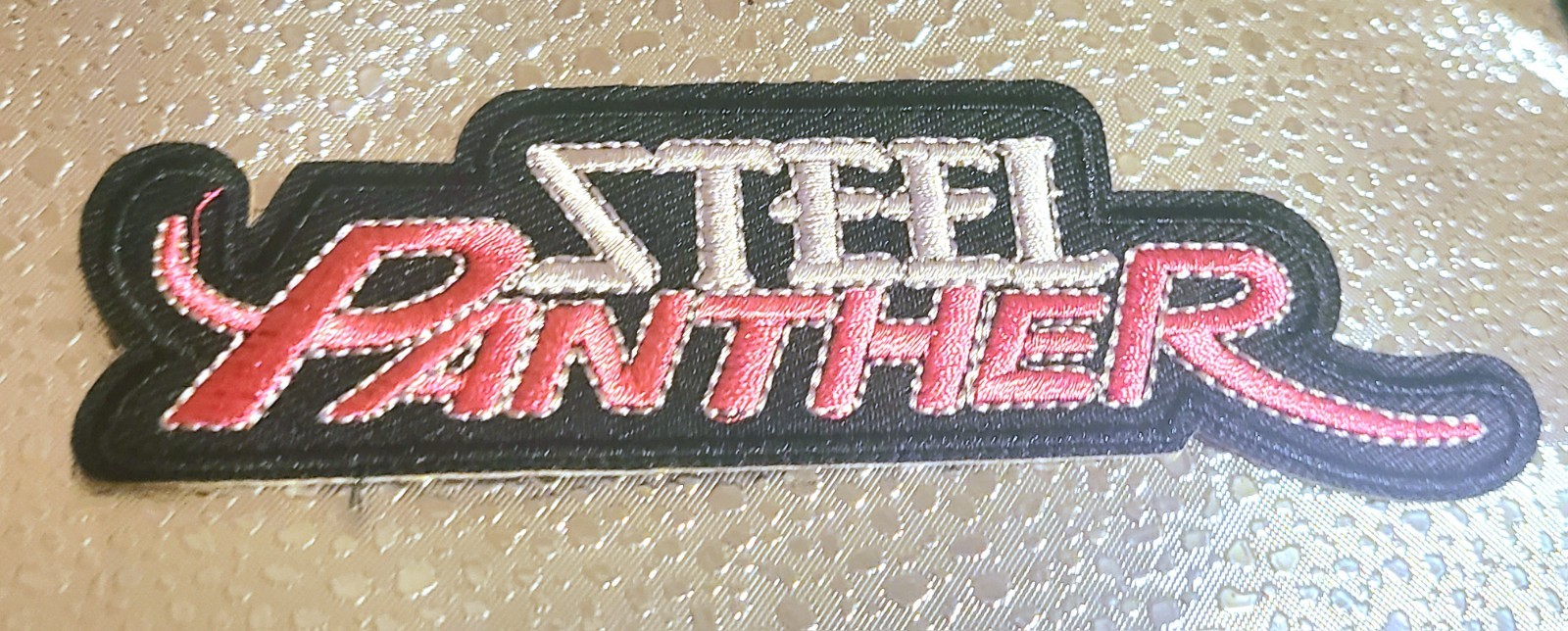 Steel Panther Metal Band Embroidered Patch approx 1.25 x 4" Hard Rock Metal
