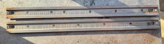 Vintage Snap On Tools 8-377 Toolbox Friction Drawer Slide Pair 17-5/8''