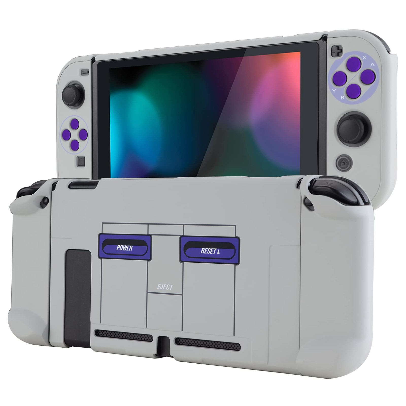 PlayVital Switch Console Protective Case Classic SNESstyle