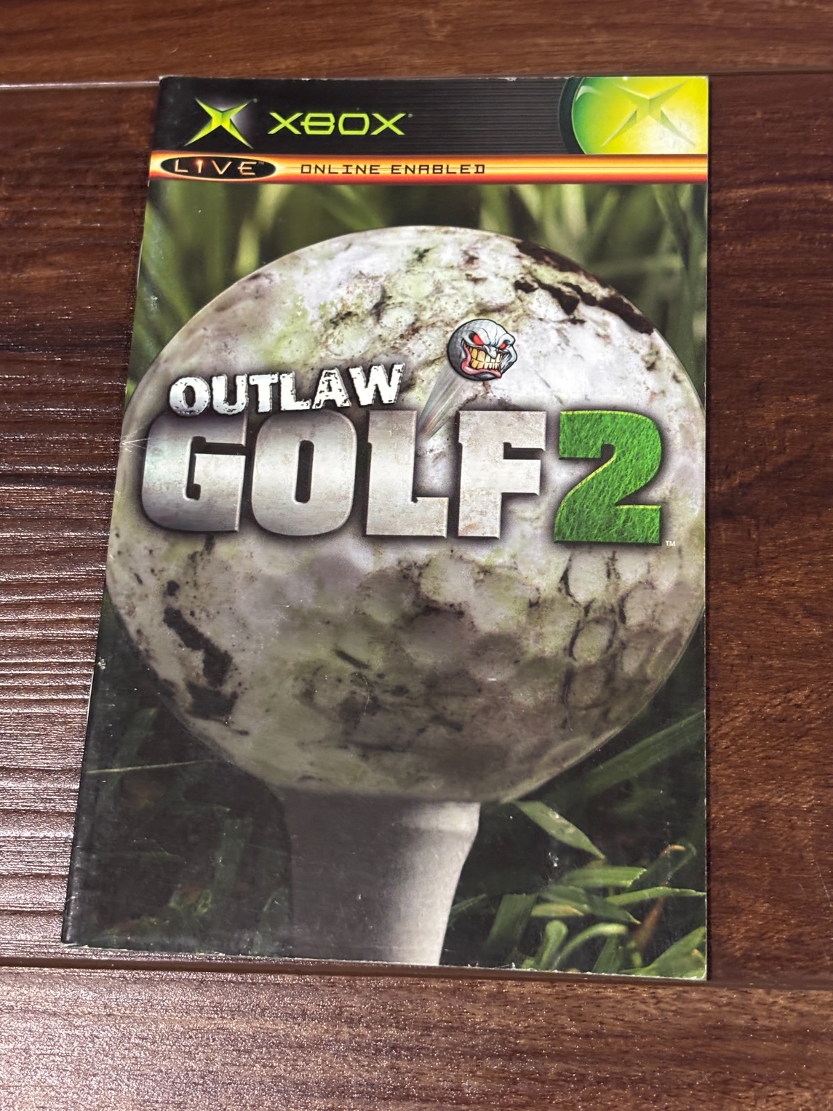 Outlaw Golf 2 XBOX Instruction Manual Only