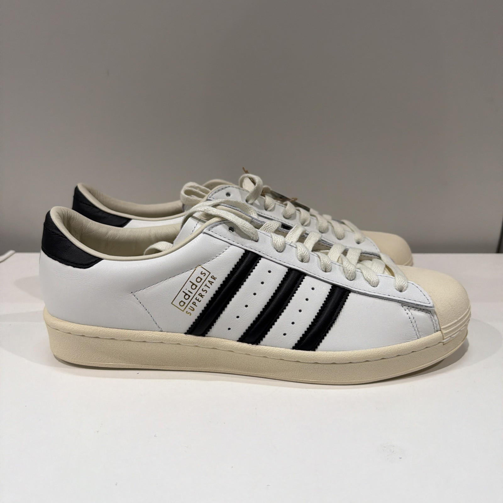 Adidas Originals Men's Superstar Vintage Shoes JQ3254 Core White / Black NEW