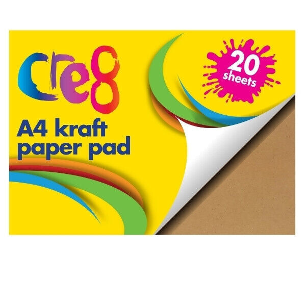 1 X A4 Kraft Paper Pad (20shts).