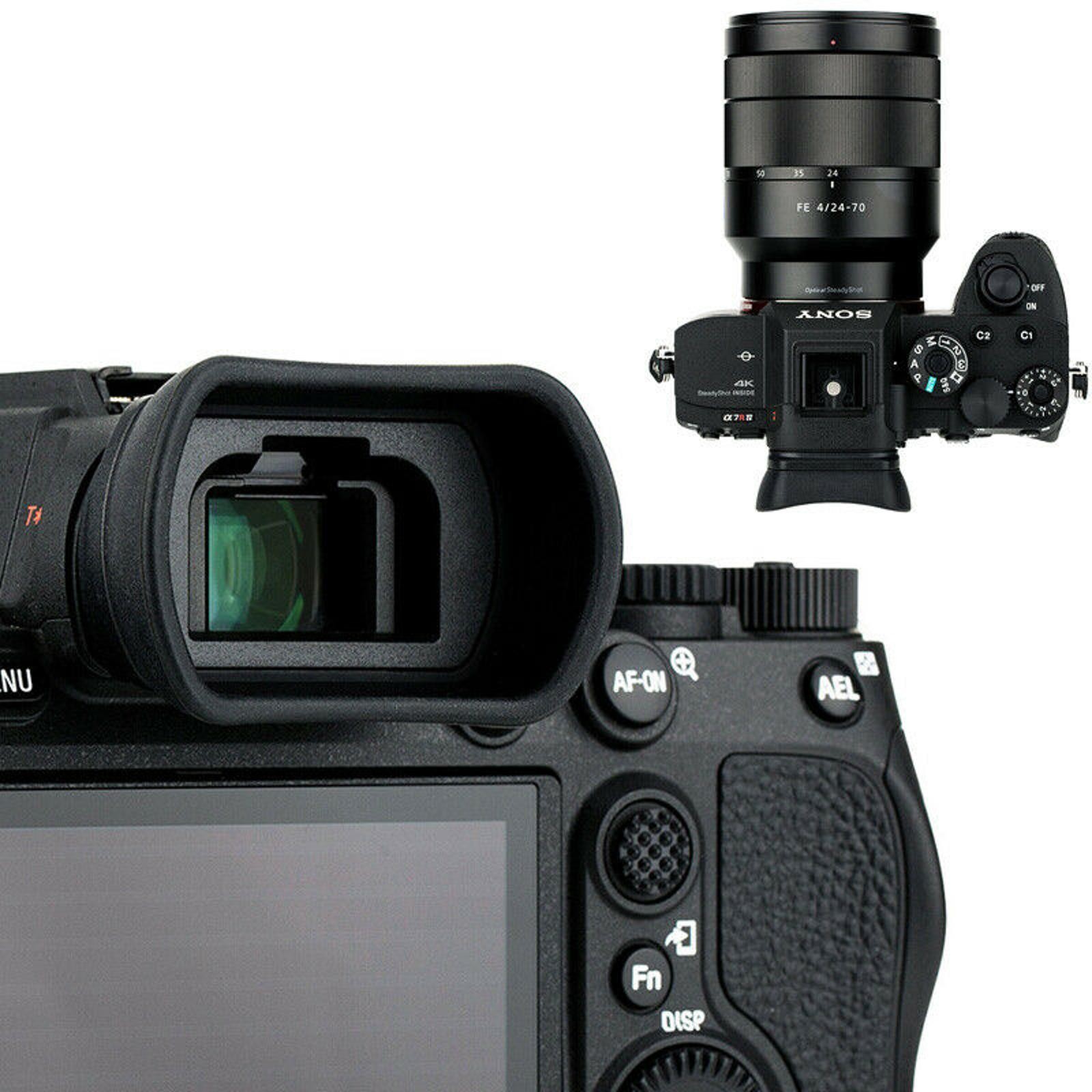 Soft Eyecup Eyepiece Viewfinder for Sony A7III A7II A7RIV A7RIII A7RII Camera