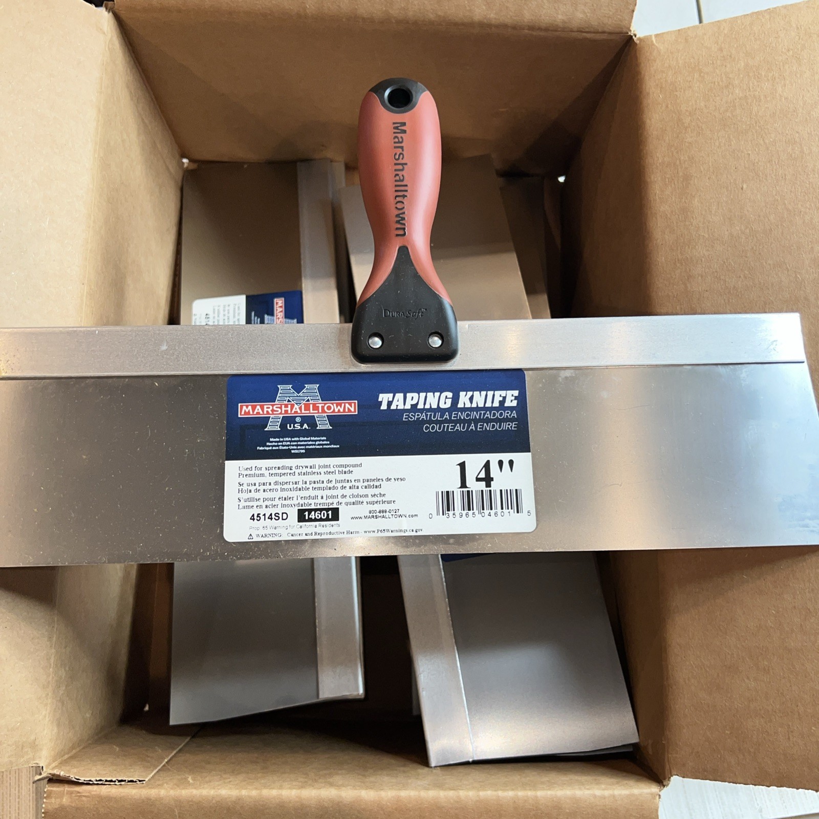 Marshalltown 14 Inch Taping Knife Finish Knife 14601 Case Of 6 BRAND NEW