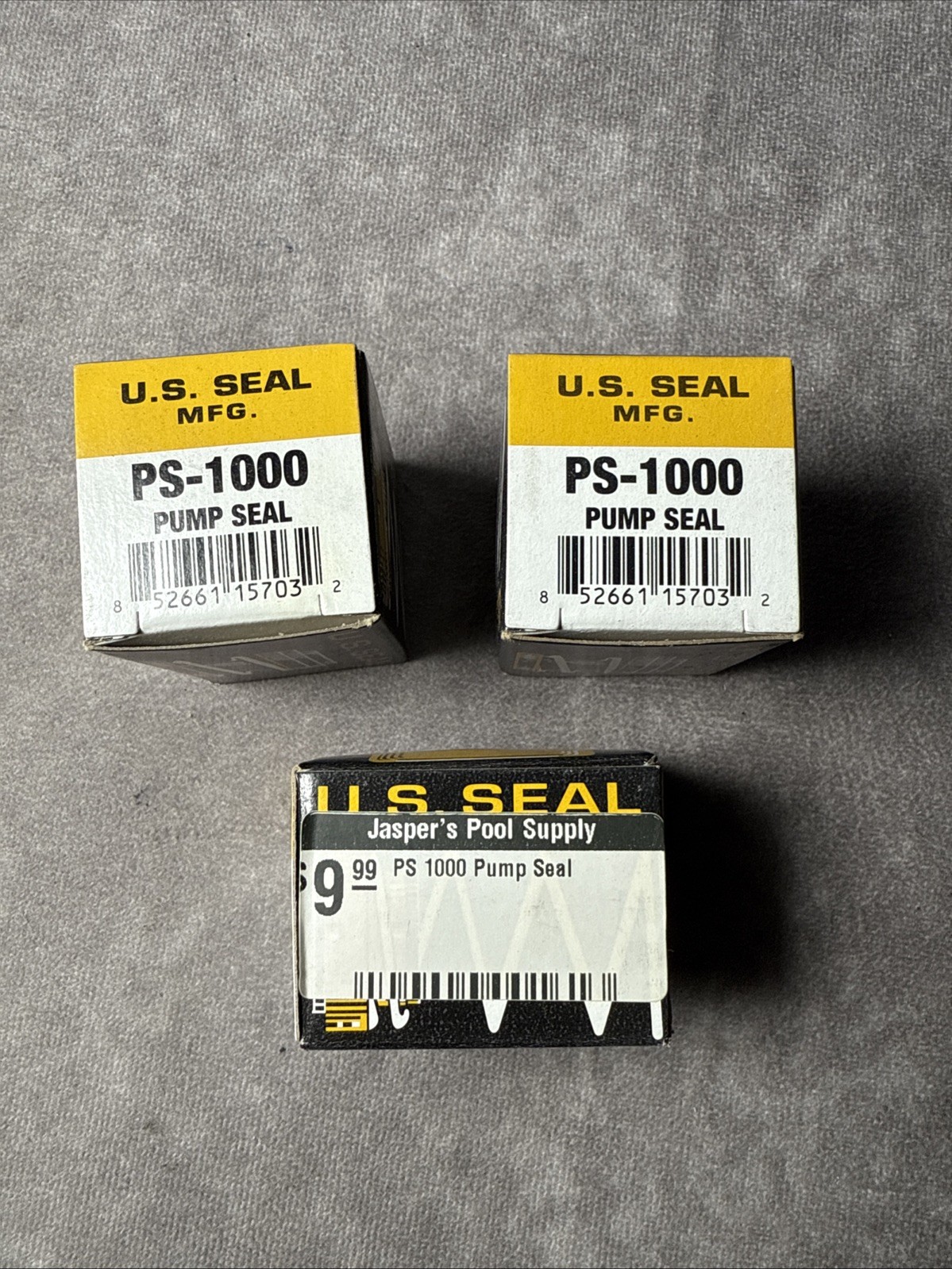 US Seal PS-1000 (Pack of 3) Pool or Spa Pump 5/8" Shaft Seals NEW