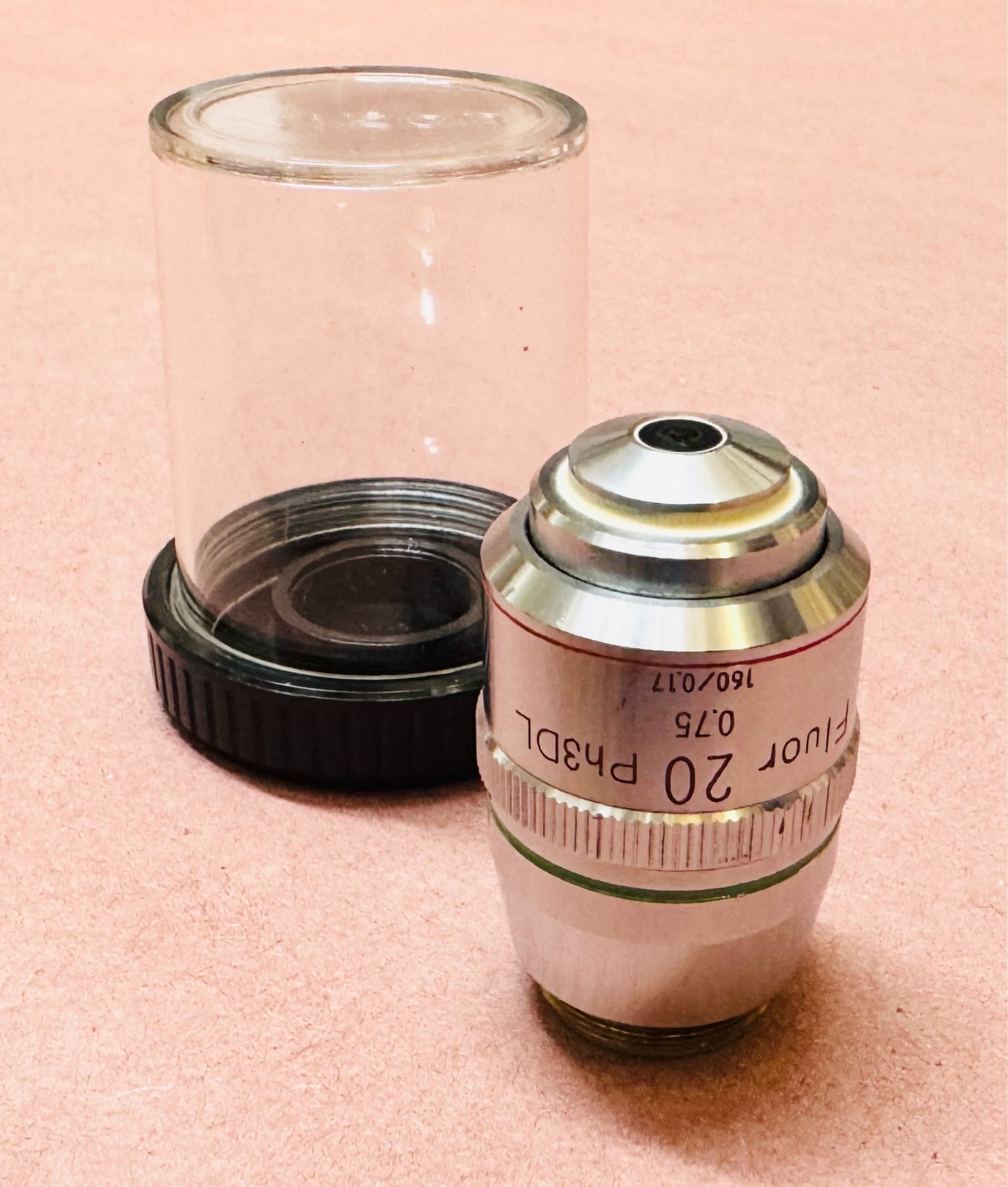 Nikon Fluor 20X/0.75 Ph3 DL Phase Contrast Microscope Objective Lens 150mm