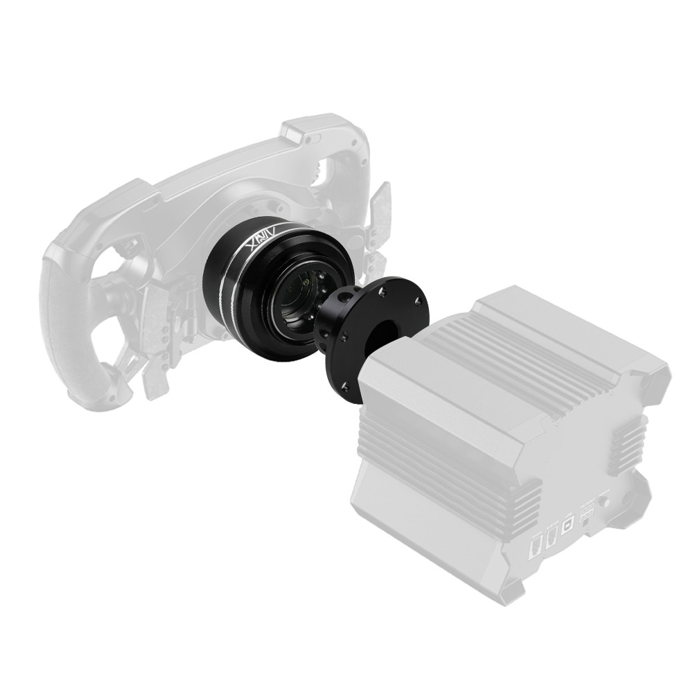 70mm Black Steering Wheel Quick Release + Wheel Base For Moza/Simagic SIM Racing