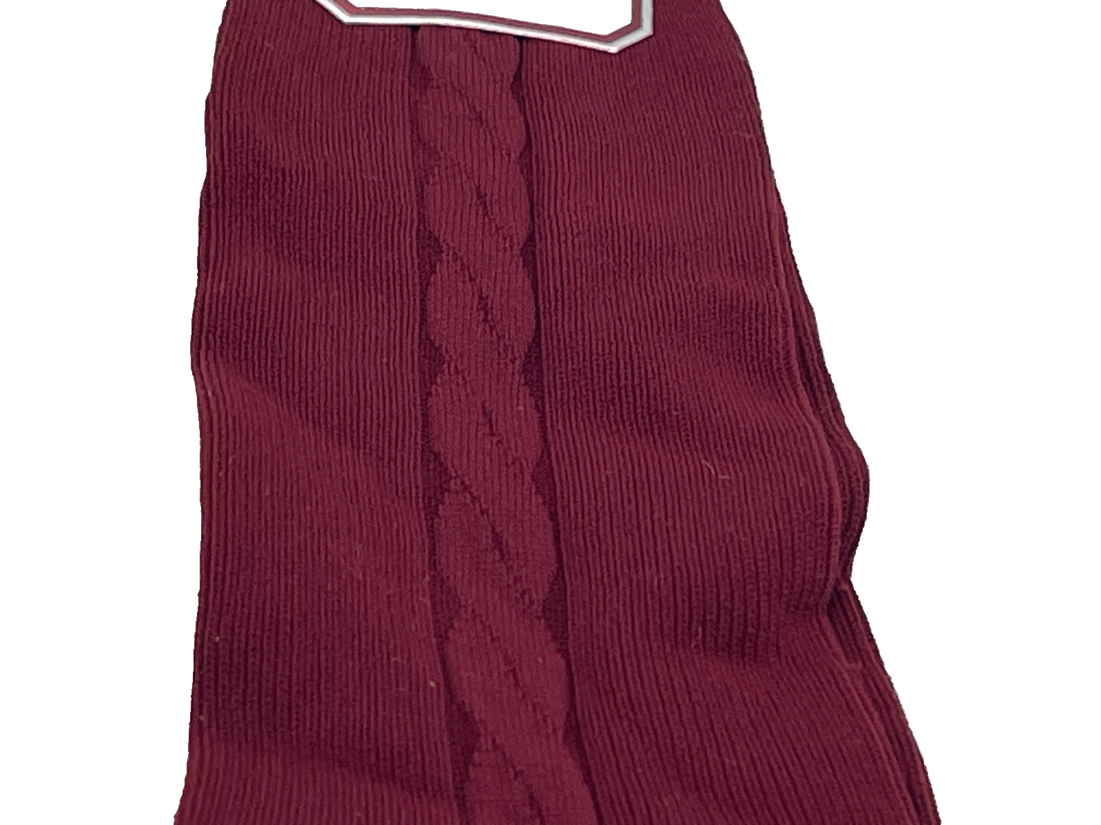 Vintage Maxie Sox Burgundy 3-Ply Mens Dress Socks Nylon NOS Size 10-13 USA