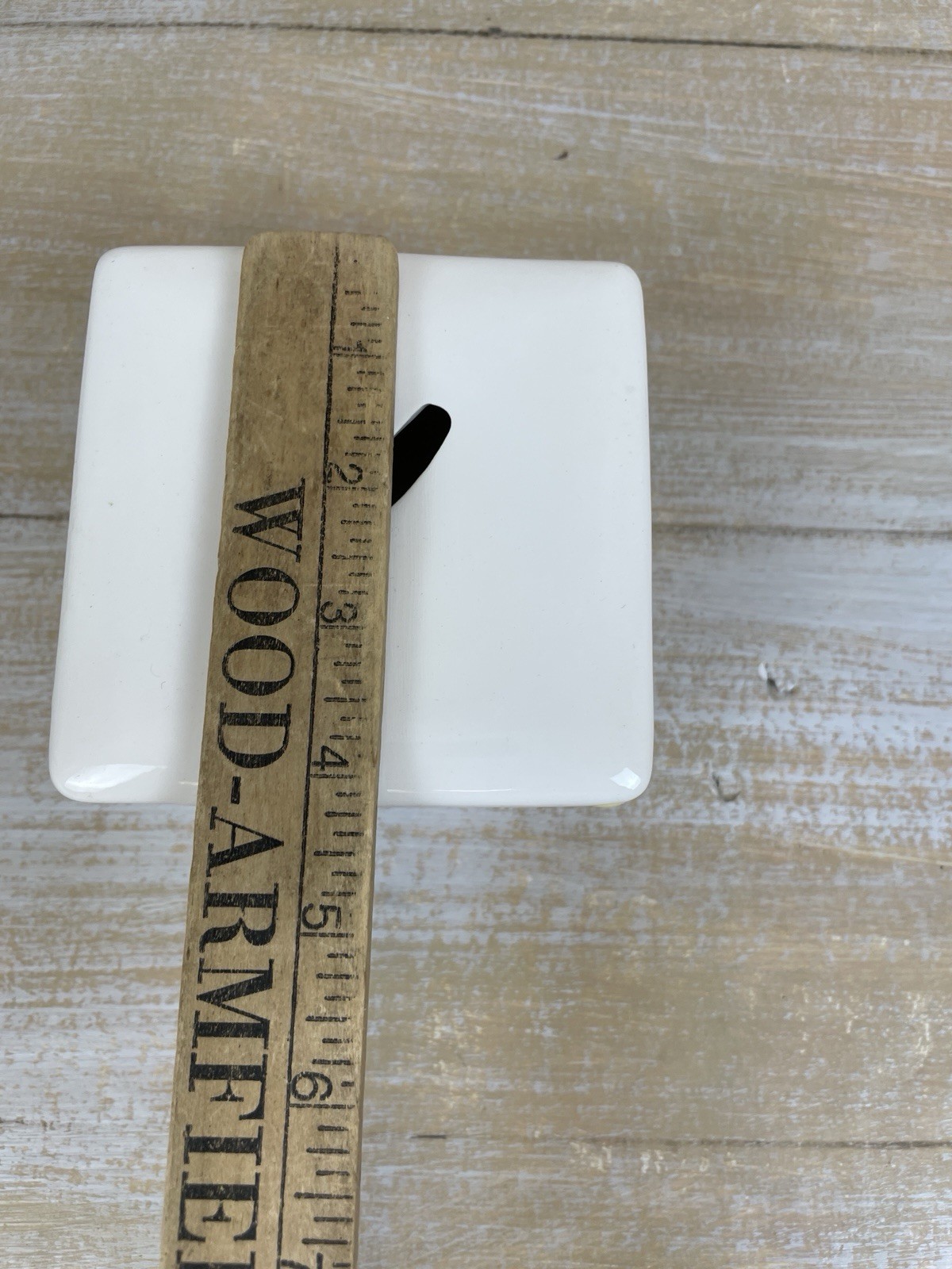 White Ceramic Graduation Cap Bank