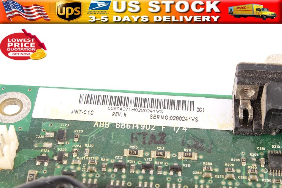 ABB JINT-C1C REV.W JINTC1C REVW 68614902 ID281919 UP TO 24 MONTHS WARRANTY
