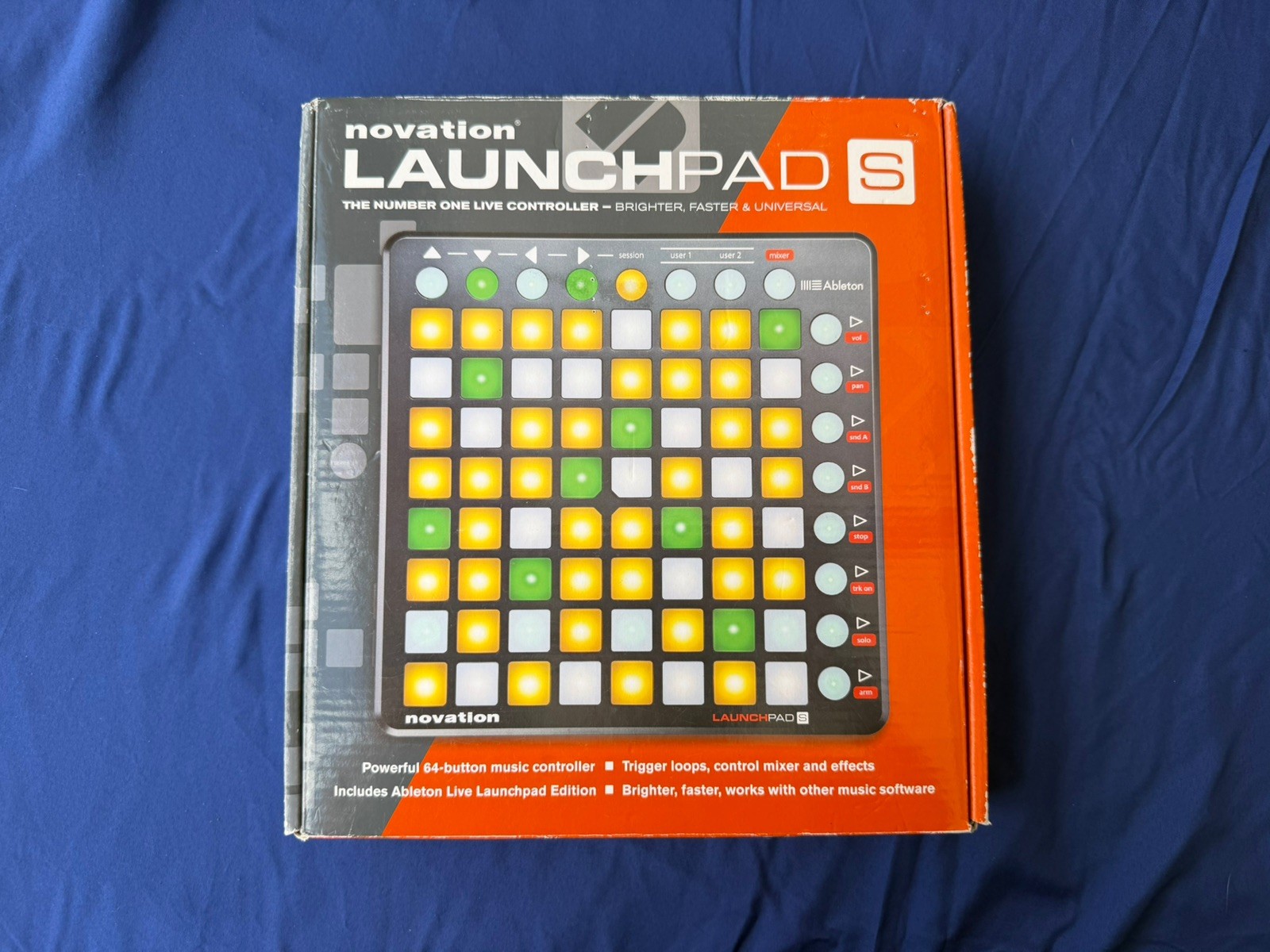 Novation Launchpad S USB MIDI Ableton Controller Input Pad NOVLPD02 - Tested