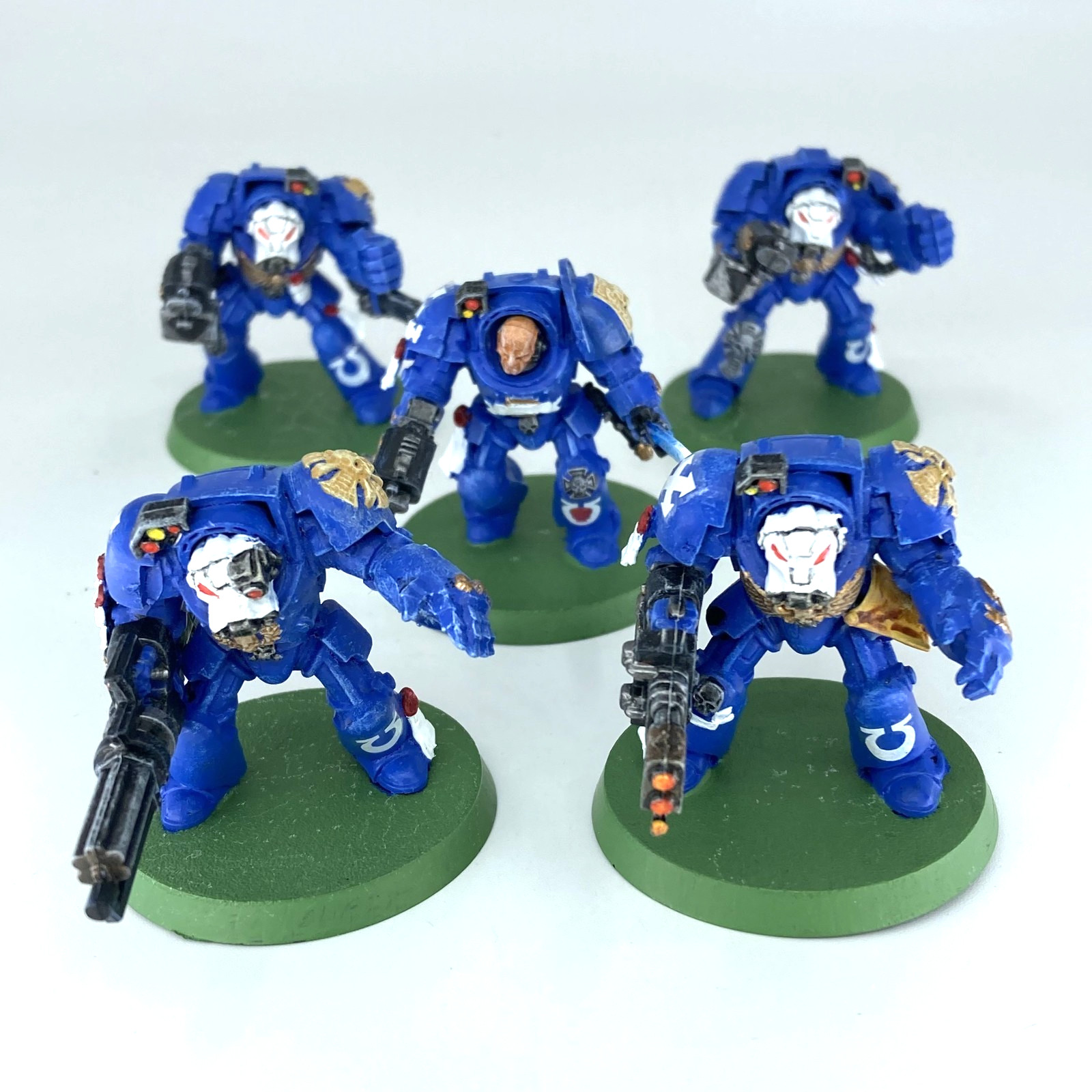 Terminators Squad - Ultramarines - Painted Warhammer 40K Games Workshop C7965