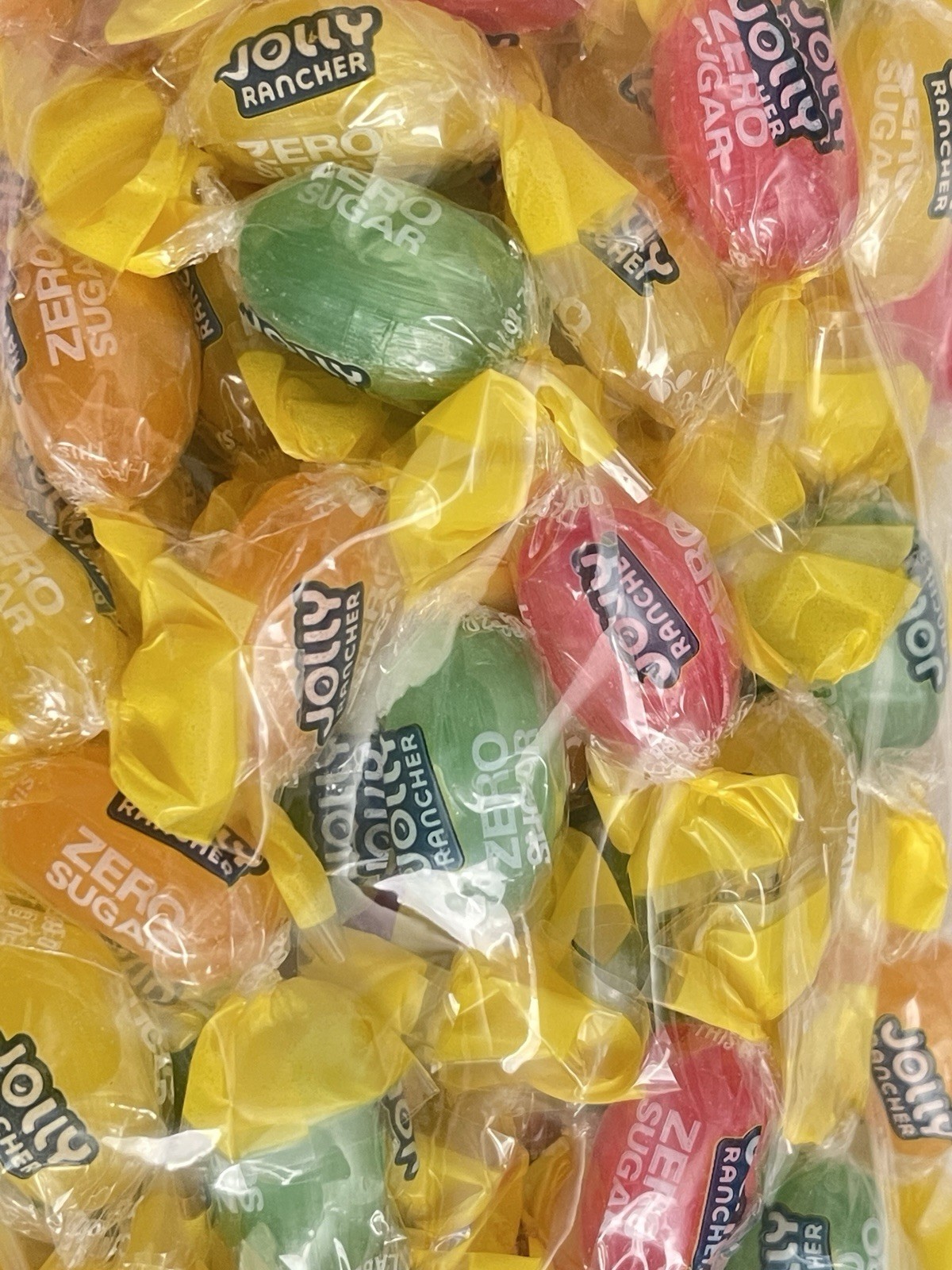 JOLLY RANCHER ZERO SUGAR Hard Candy Tropical Flavors BULK ONE POUND Free Ship
