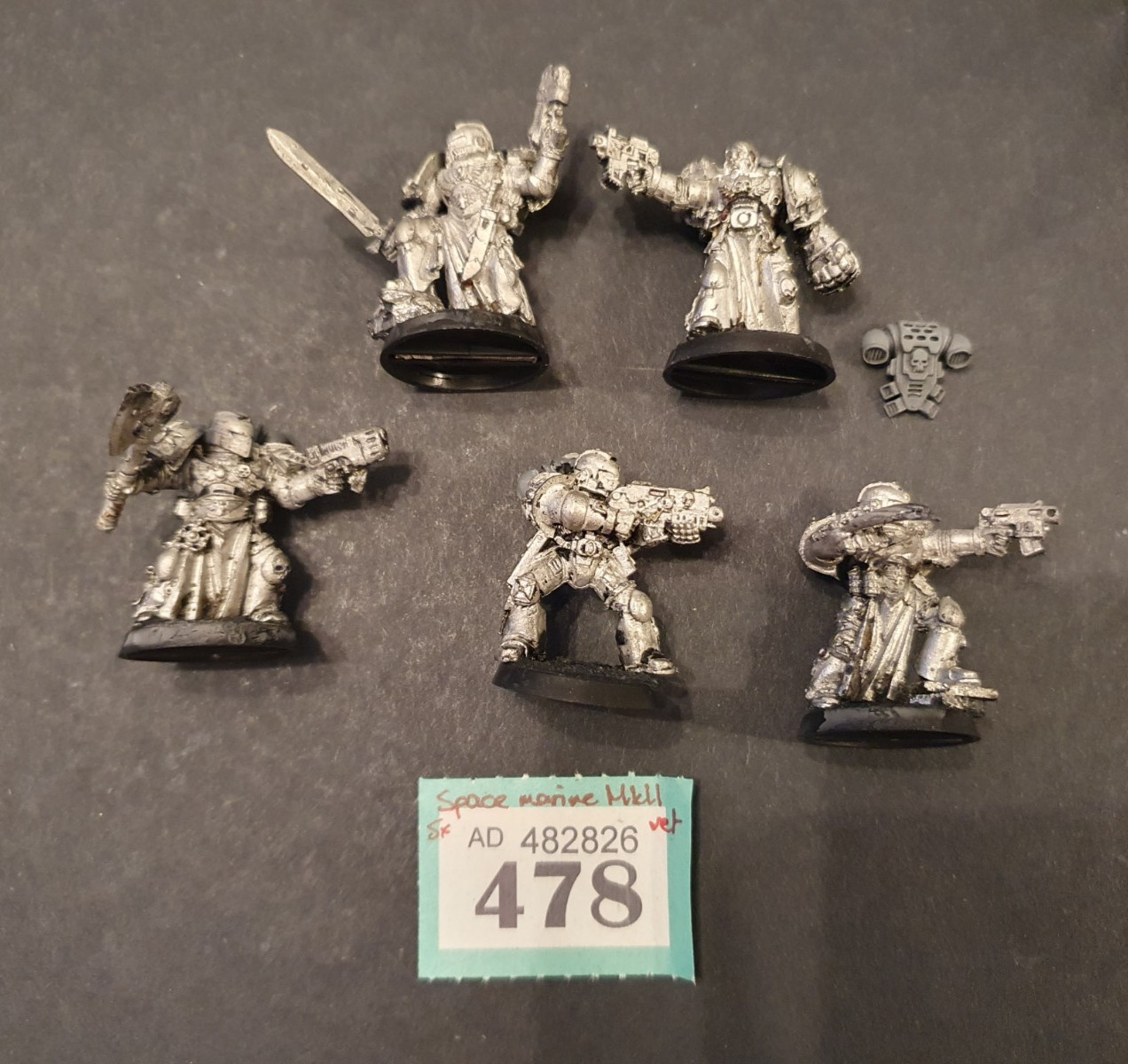 5x MK 2 Veterans metal - Space Marines / Ultramarines - Warhammer 40k