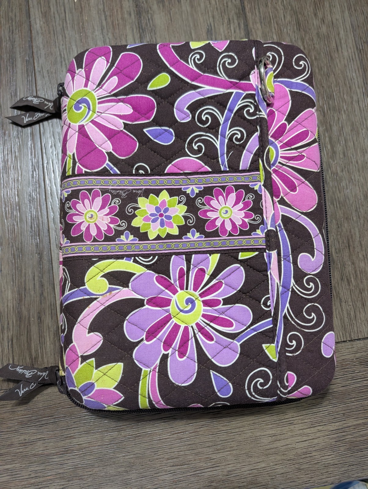 Vera Bradley Quilted Tablet Kindle Sleeve Case Floral Hard Shell