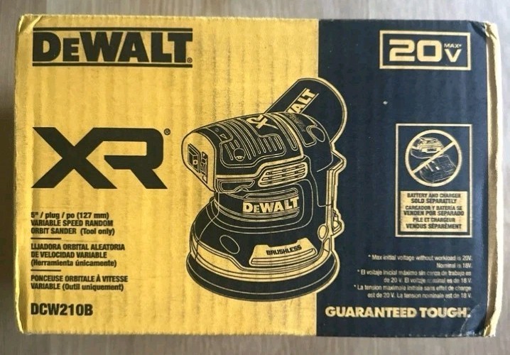 DeWalt DCW210B 20V Cordless 5" Variable Orbital Sander