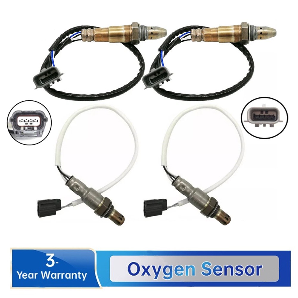 4x Upper+Lower Oxygen Sensor For 2014-15 Infiniti Q50 2015 Infiniti Q40 Q60 3.7L