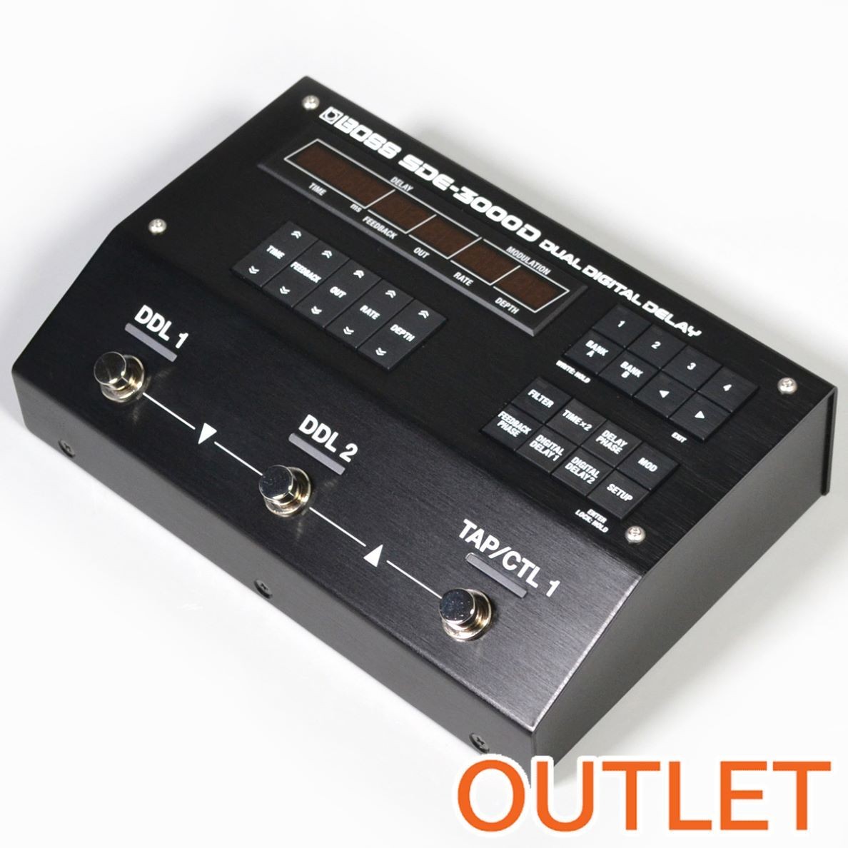 Boss Sde-3000D Reproduce The Famous Sde-3000 Dual Digital Delay