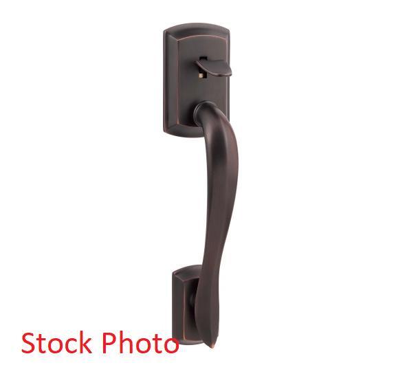 Kwikset 802AVH-LIP Signature Series Avalon Dummy Handleset, Rustic Bronze