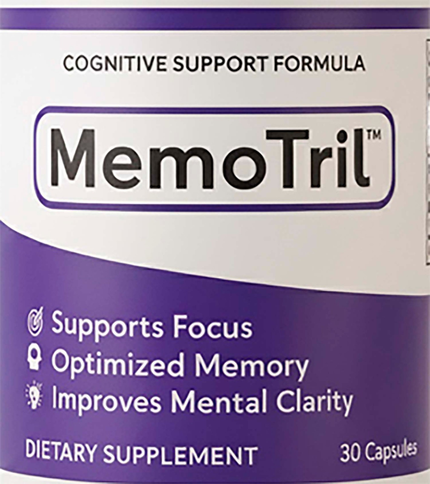 MemoTril Advanced Mind & Cognitive Support Formula 30 Capsules Genuine Memo Tril