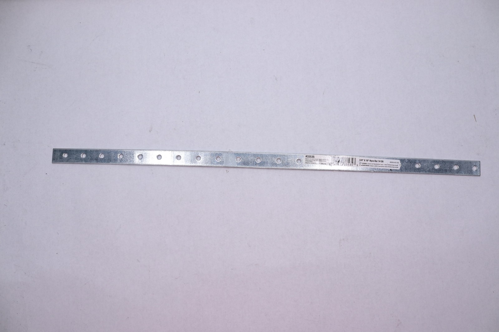 Oatey Hyco Bar 14 Gauge 5/8" x 18" 33535