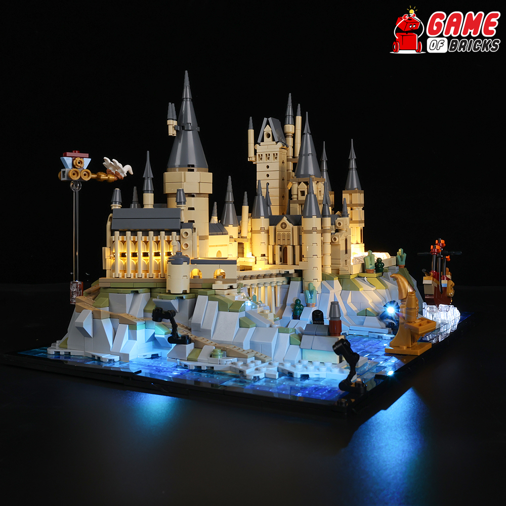 Light Kit for Hogwarts Castle and Grounds Compatible with LEGO® 76419 (Classic)