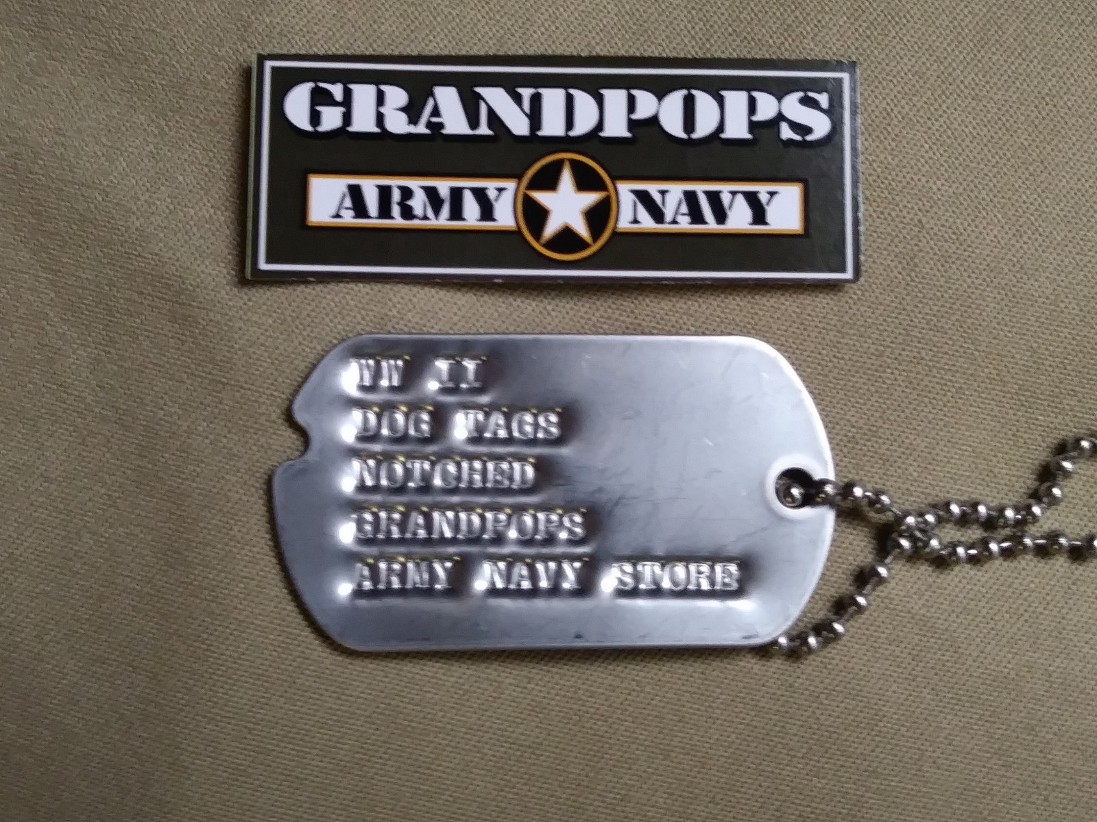 WW2 Customized U.S. Military Dog Tags