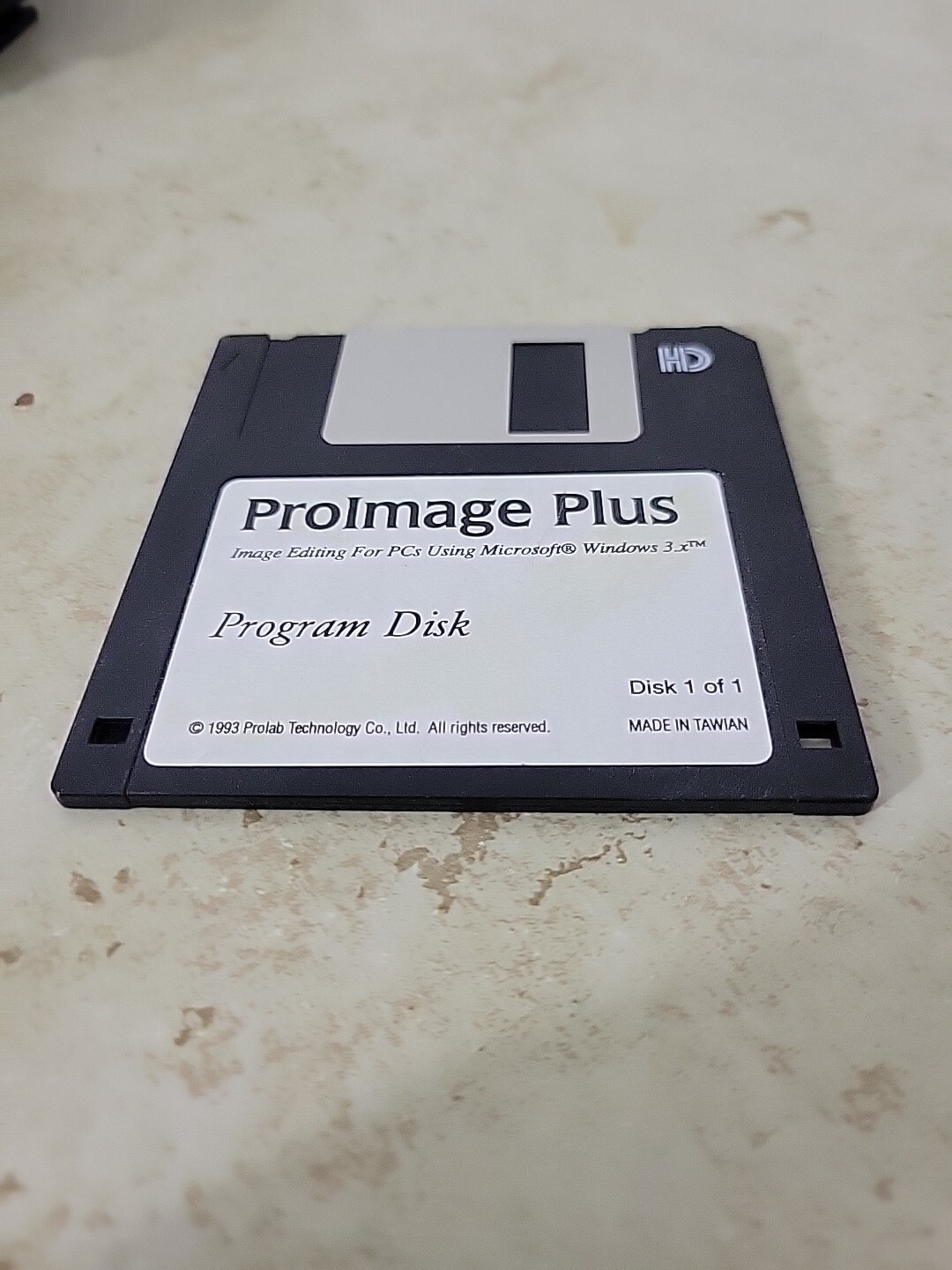 ProImage Plus For Image Editing For PCs Using Microsoft Windows 3.x Program Disk