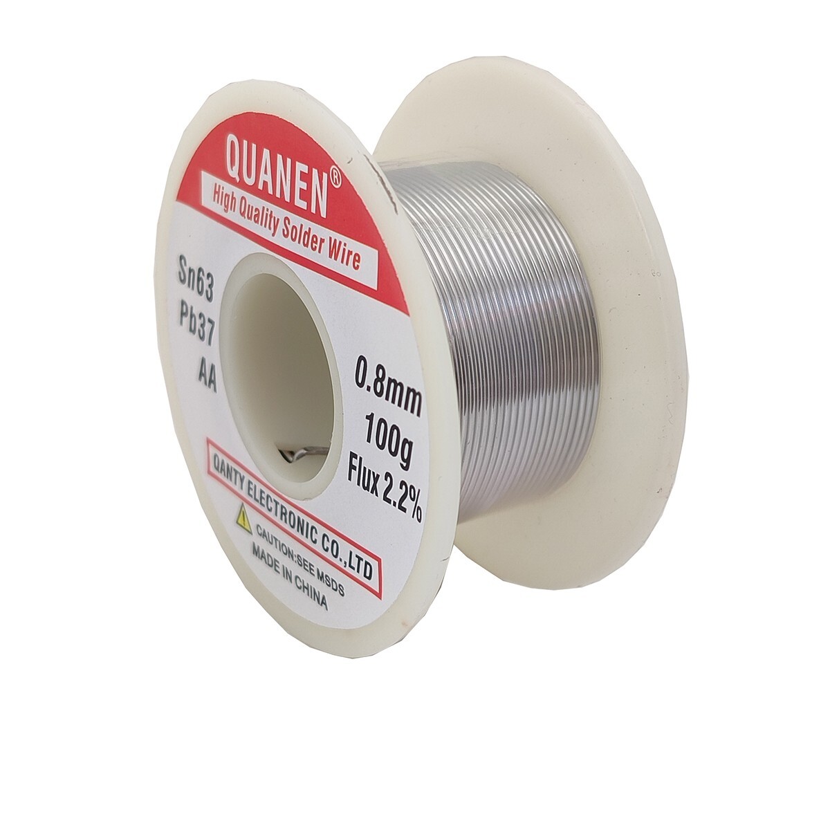 100g Sn63Pb37 Rosin Core Solder Wire Electronic Soldering  Flux2.2% 0.031"/0.8mm