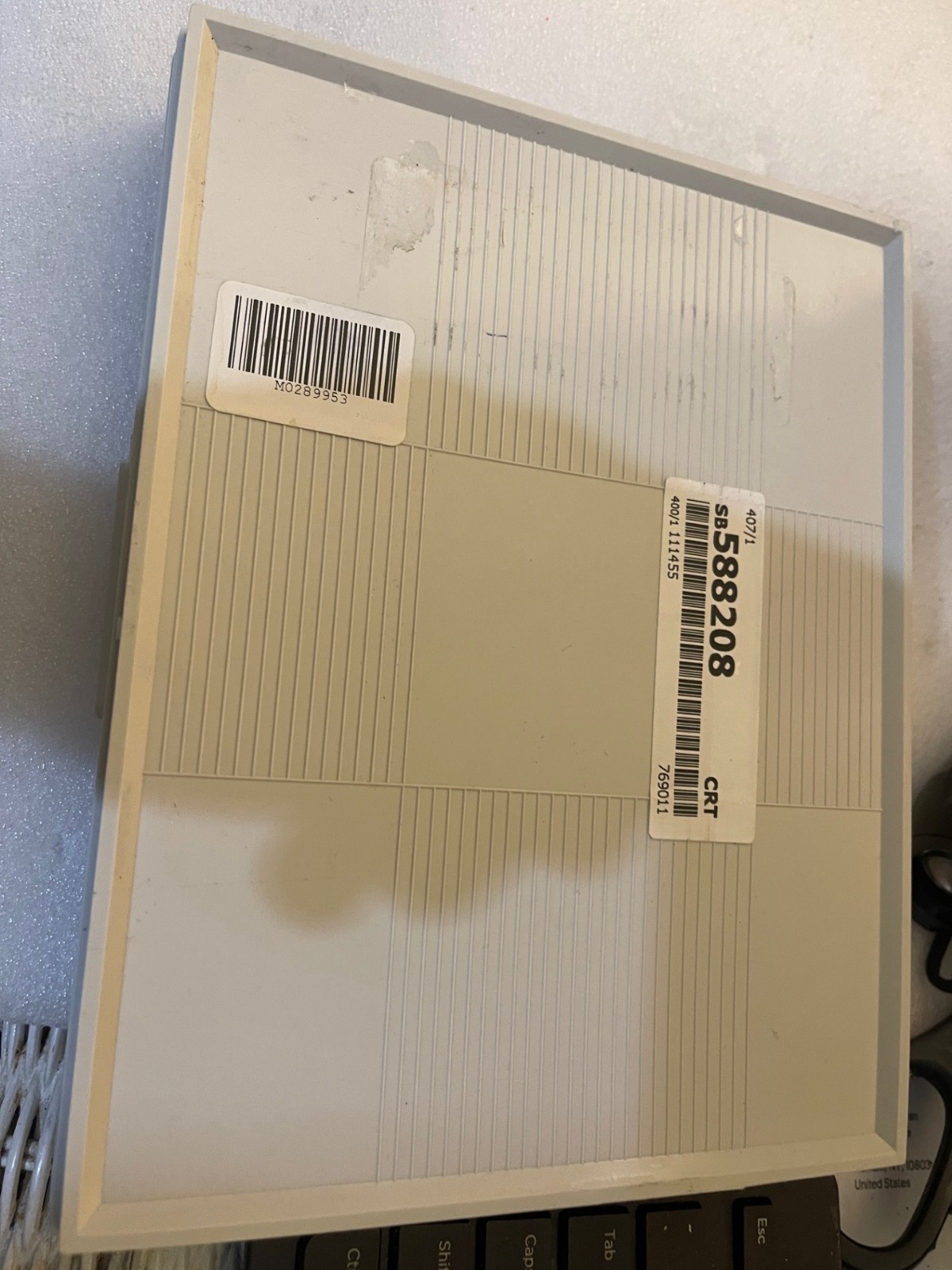 Gray 100-Place Microscope Slide Storage Box (L7