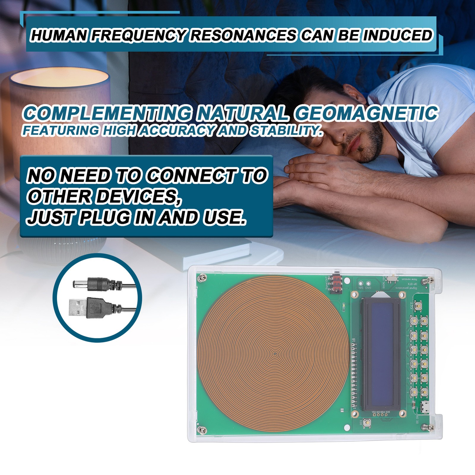 Compact Wave Generator For Travel & Meditation Excellent