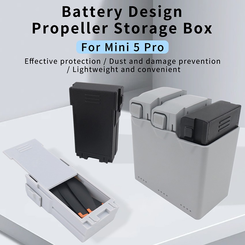 Battery-Shaped Propeller Storage Case Propeller Protector For DJI MINI 5 Pro