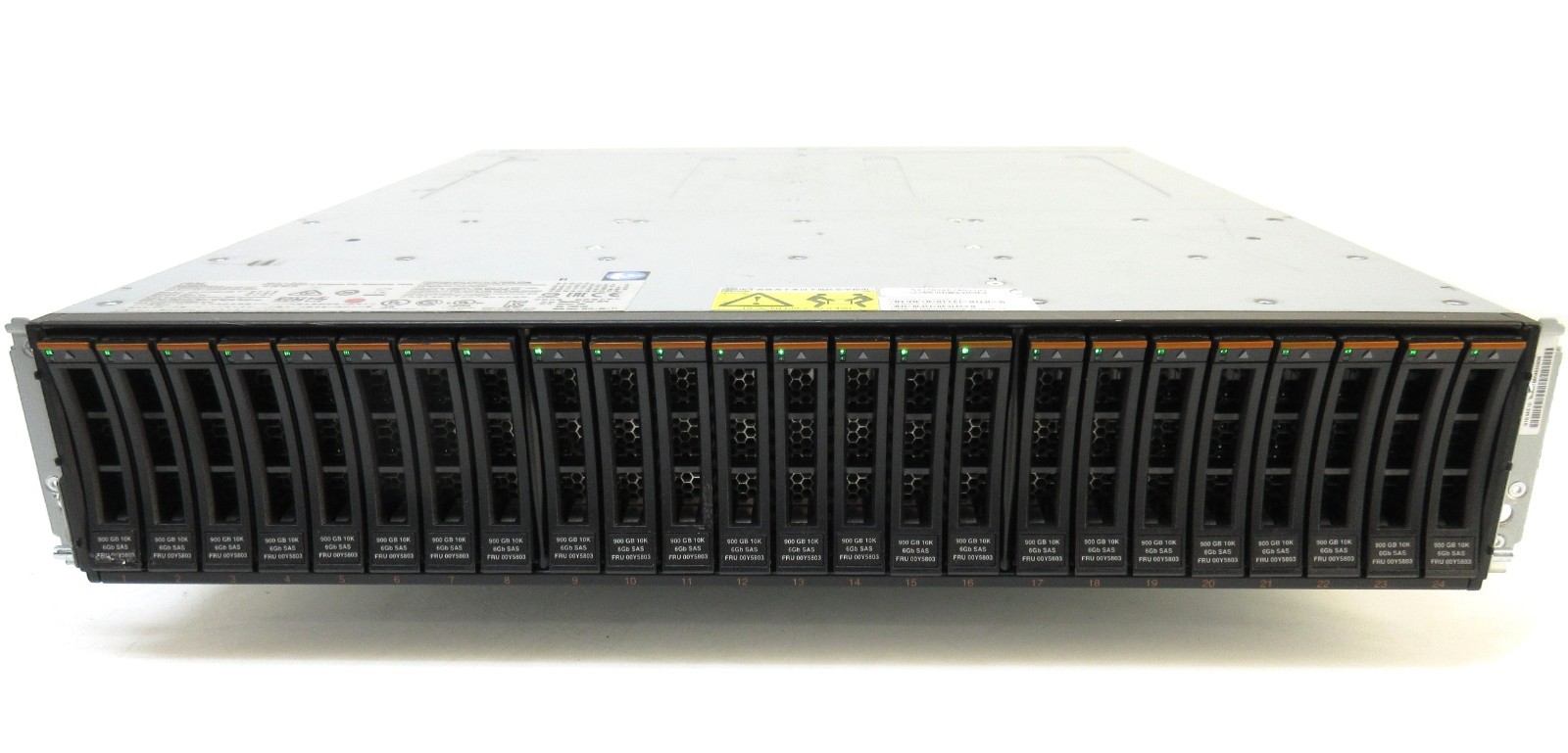 IBM Storwize V5000 2078 2U 24 Bay 2.5" SFF SAS Storage Array w/ 24x 900GB HDDs