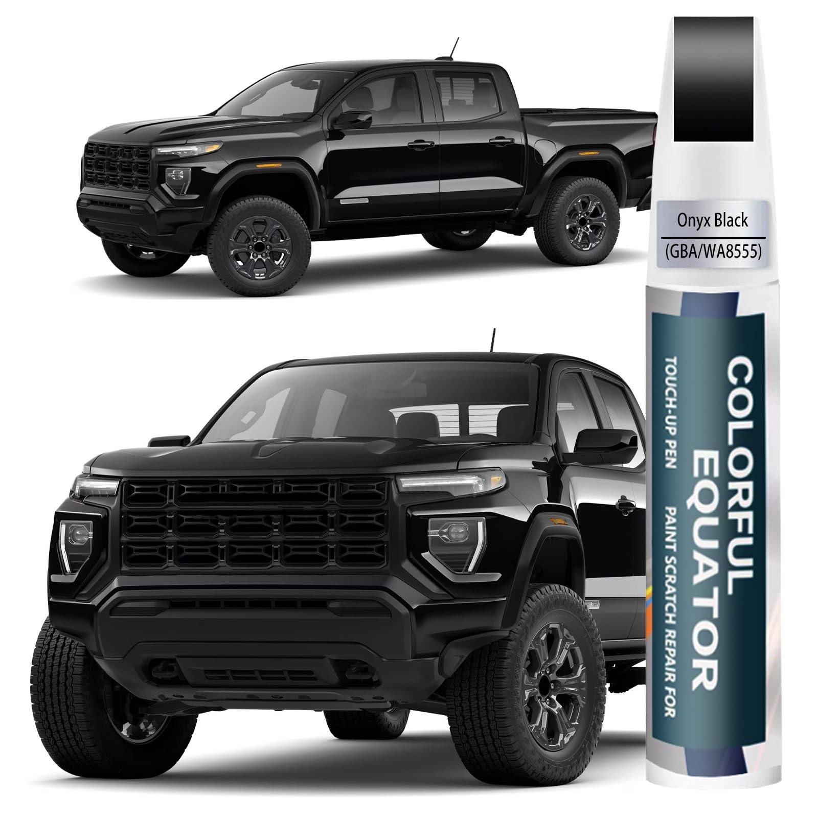 Onyx Black/Void Black(GBA/WA8555) Touch Up Paint for GMC, Car Paint Pen Scrat...