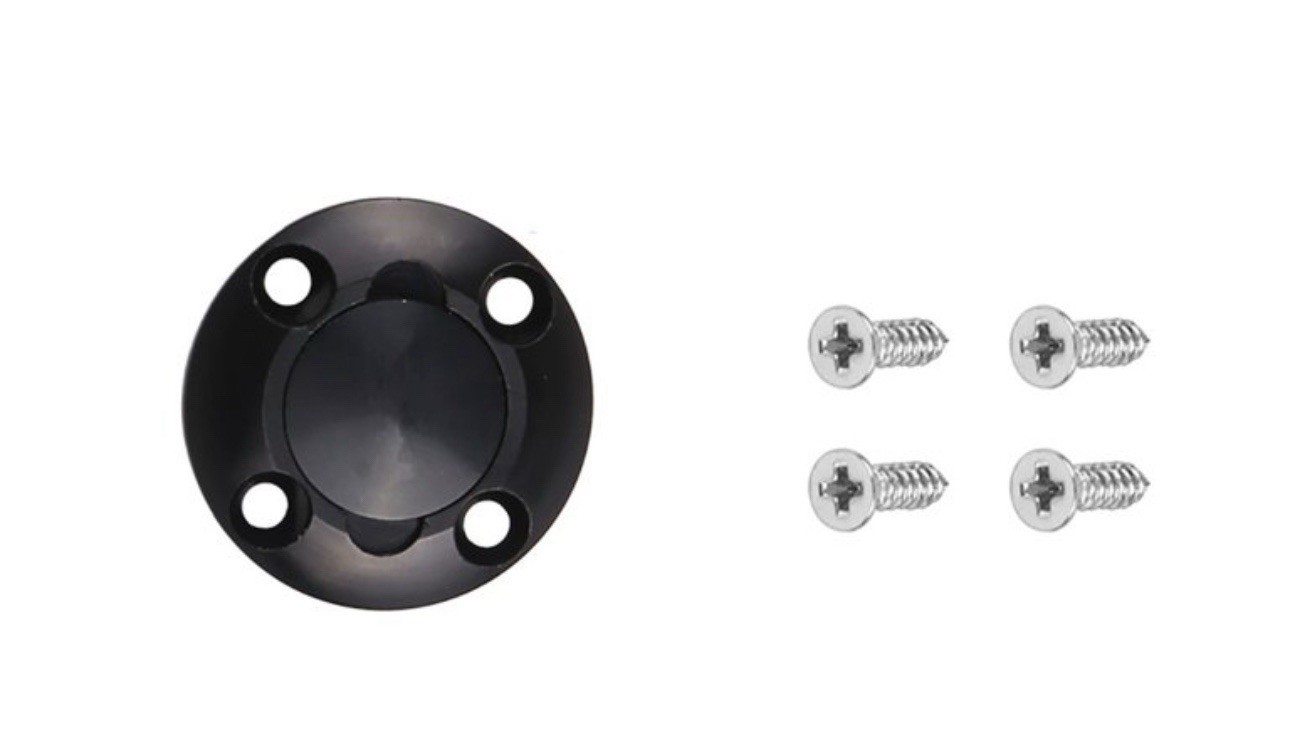 CNC Alloy Fuel Filler Dot Magnetic Plug Magnetic Port for RC Gas Airplane BLACK