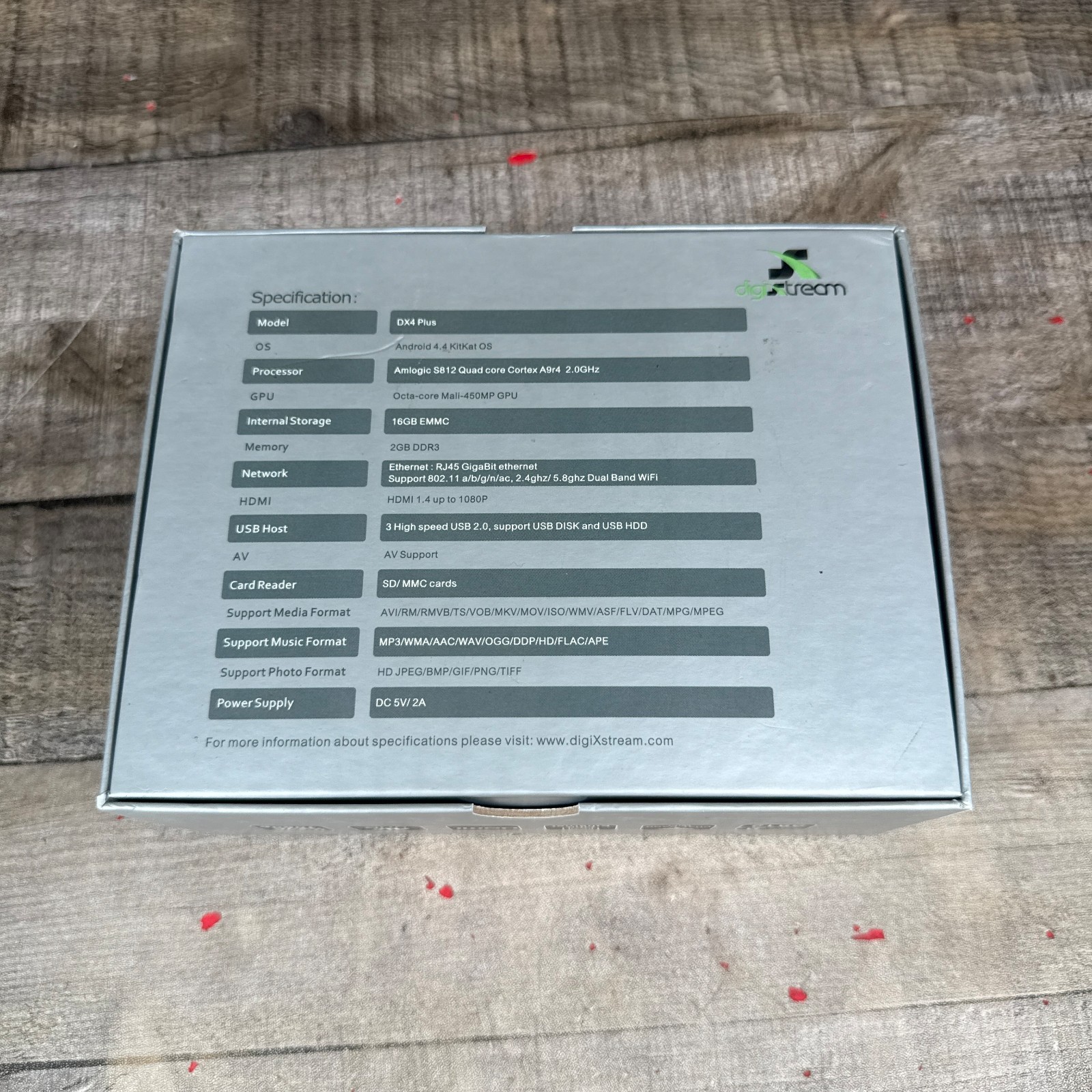 DigiXStream DX4 Plus Streaming Media Box