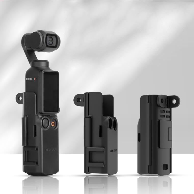 For Osmo Pocket 3 Expansion Adapter Protection Frame Extension Handle Bracket ##