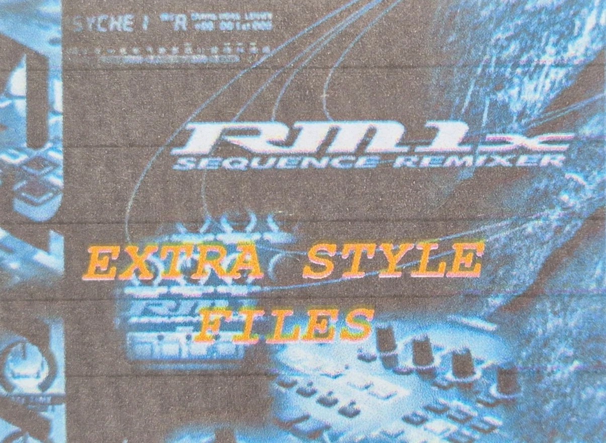 Yamaha RM1X Sequence Remixer Drum Synthesizer Floppy Disk Styles