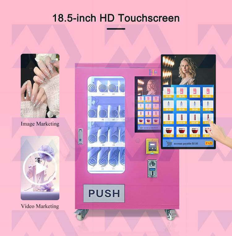 Small Vending Machine Touch Screen Vending With Card Machine Perfume Vending