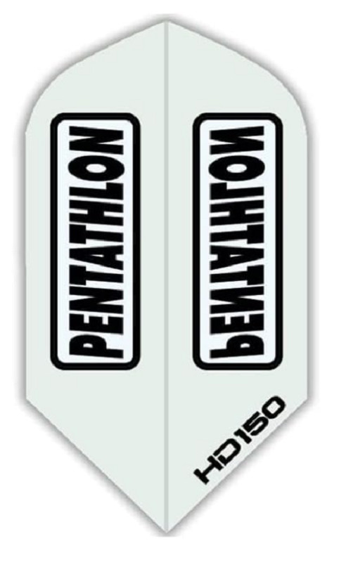 PENTATHLON Clear HD150 Slim Dart Flights 150 Micron 5 sets 15 flights w/tracking