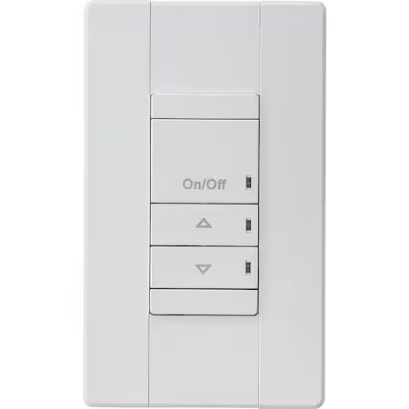 Sensorswitch Npodm Wh Digital Wall Switch, 2 Push Button, 15-24V Dc, White