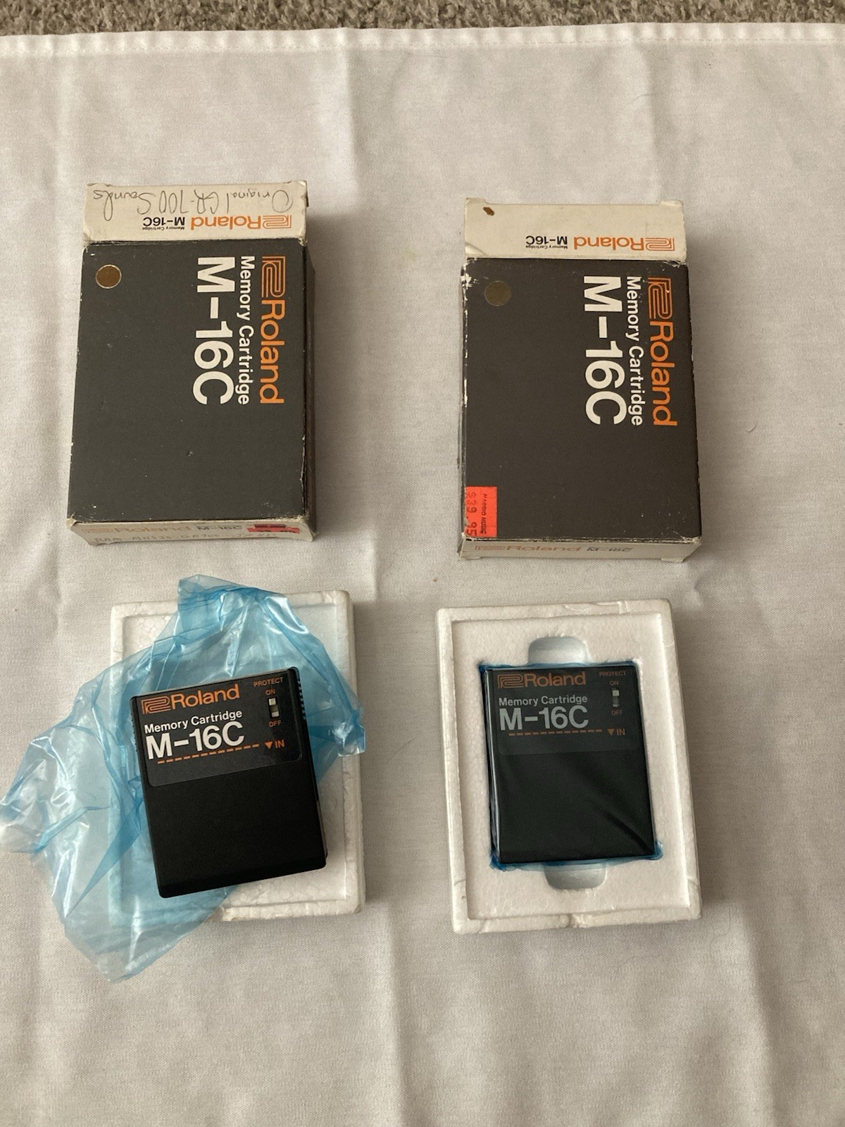 Roland M-16C Memory Cartridge - GR700 Sounds- UNTESTED- x2