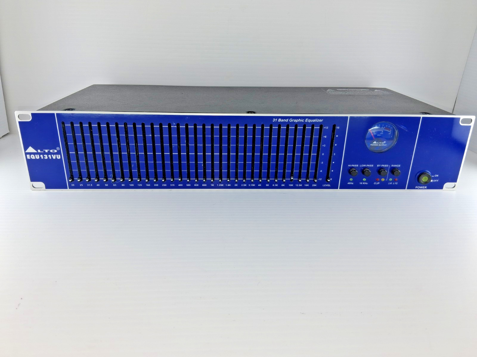 Alto EQU131VU 31 Band Graphic Equalizer Rackmount EQ Powers On