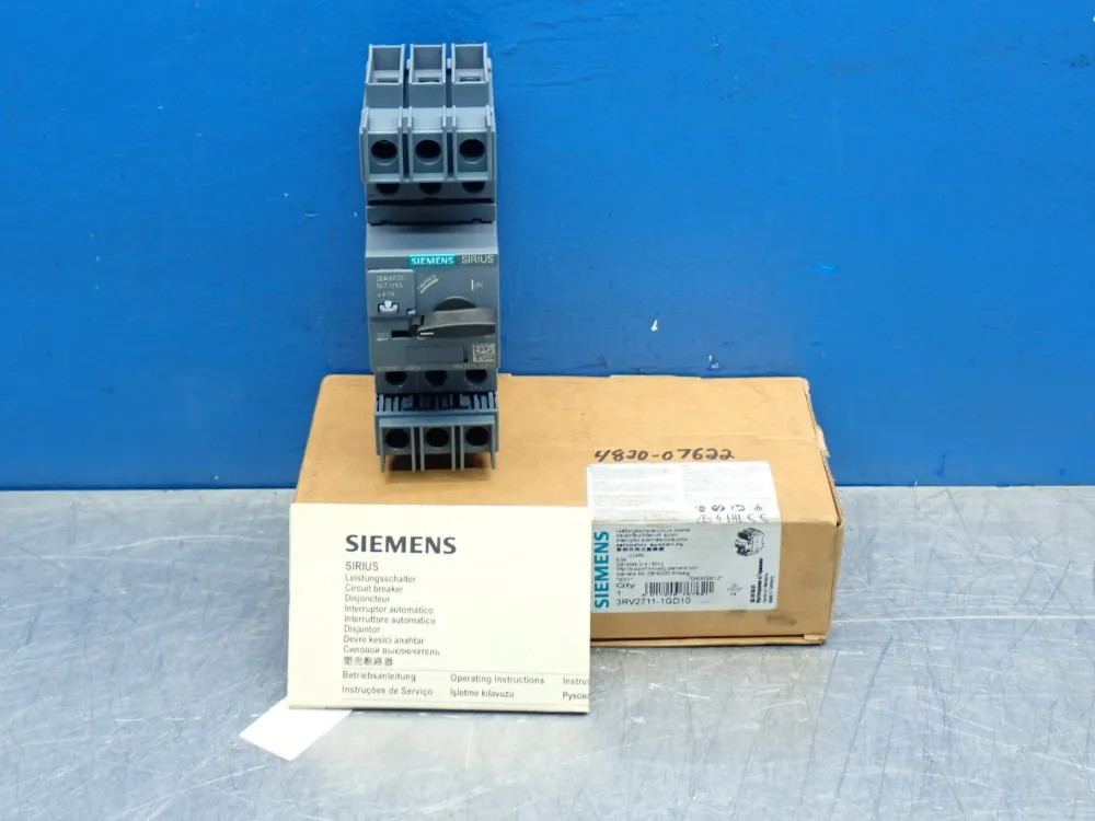 SIEMENS 3RV2-SERIES SIRIUS MOTOR PROTECTION CIRCUIT BREAKER 3RV2711-1GD10